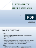 E 480: Reliability and Failure Analysis: Presented By: Nur Hamidah Abdul Halim