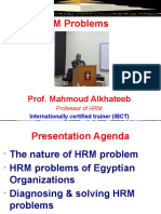 HRM Problems: Prof. Mahmoud Alkhateeb