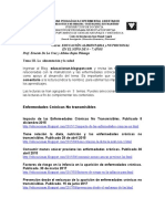 Tema III Alimentación y Salud. Lecturas y Asignaciones