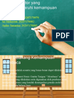 Faktor Faktor Yang Mempengaruhi Kemampuan Membaca. Kel 3