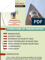 Nano-Solar Cells: My Anti Fossil Fuel......