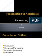 Forecasting Presentation
