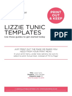 Lizzie Tunic Templates: Print OUT & Keep