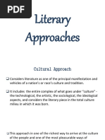 Lesson 3 - Literary Approaches