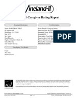 Parent / Caregiver Rating Report: Reason For Assessment: Other Information