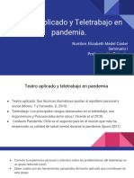 Teatro Aplicado y Teletrabajo en Pandemia.