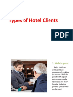 Types of Hotel Clients