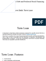 Long Term Debt: Term Loan