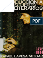 Lapesa, Rafael - Introducción a Los Estudios Literarios (2019)