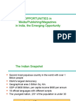 Opportunities in Media/Publishing/Magazines in India, The Emerging Opportunity