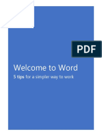 5 tips for a simpler way to work in Word