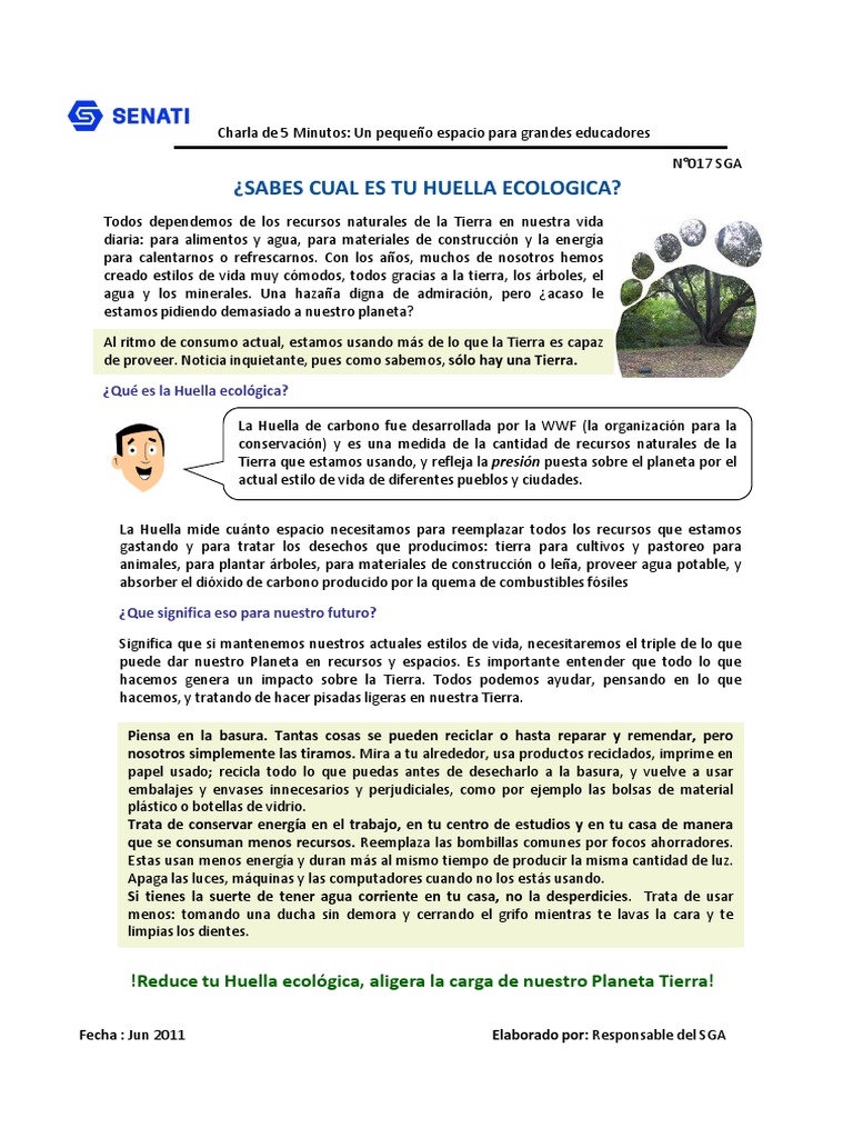 Reduce tu Huella Ecológica Ahora | PDF | Tierra | Residuos