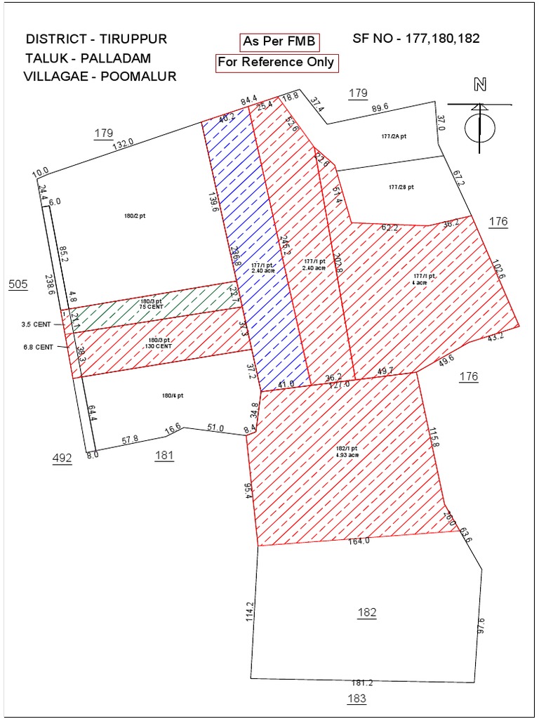 Palladam Taluk Land Details | PDF