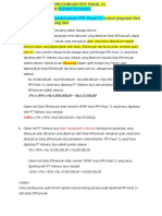 PENGHITUNGAN PEMOTONGAN PPH PASAL 21 Contoh 36