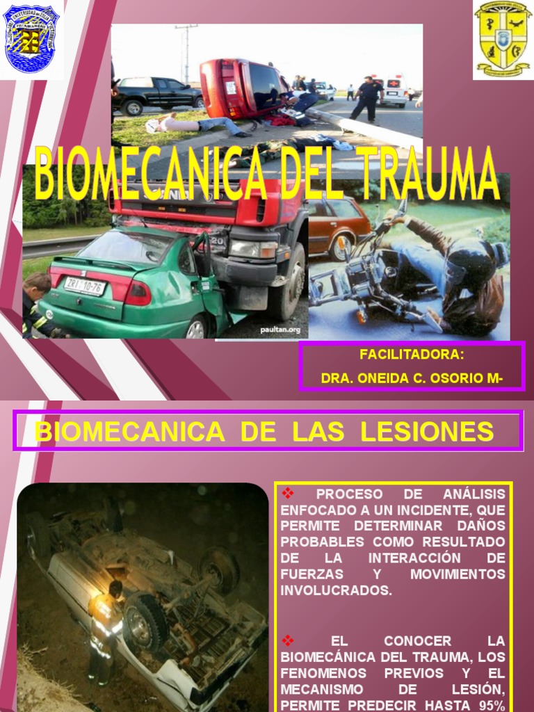 Biomecanica Del Trauma | PDF | Tórax | Lesión
