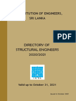 Direcory of Structural Engineers 2020-2021