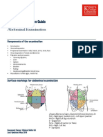 Abdominal Exam Guide: Palpation, Inspection & Surface Markings