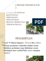 Budidaya Sistem Vertikultur