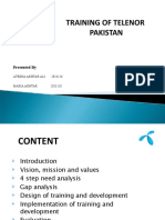 Training of Telenor Pakistan: Presented by