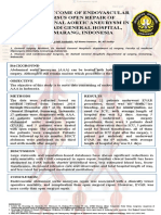 The Outcome of Endovascular Versus Open Repair of Abdominal Aortic Aneurysm in Kariadi General Hospital, Semarang, Indonesia