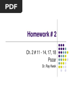 Homework # 2: Ch. 2 # 11 - 14, 17, 18 Pozar