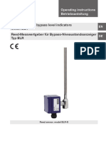 Reed Sensor For Bypass Level Indicators Model BLR Reed-Messwertgeber Für Bypass-Niveaustandsanzeiger Typ BLR