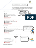 Termno Algebraico 2do SEC