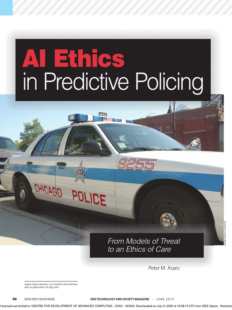 Ai Ethics in Predictive Policing | PDF | Artificial Intelligence ...
