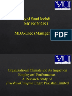 Syed Saad Mehdi MC190202691 MBA-Exec (Management)