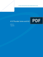 A10 Thunder Series and AX Series: System Configuration and Administration Guide