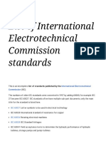 List of International Electrotechnical Commission Standards - Wikipedia