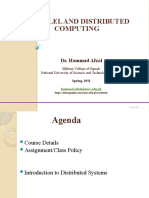 Parallel and Distributed Computing: Dr. Hammad Afzal