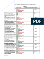 Flammable and Combustible Liquids Audit Checklist: Dispensing, Usage, and Storage