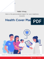 Health Cover Planning: Hello Vinay