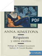 Requiem y Otros Escritos Anna Ajmatova