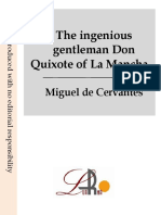 The Ingenious Gentelman Don Quixote of La Mancha
