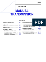 Manual Transmission: Group 22A