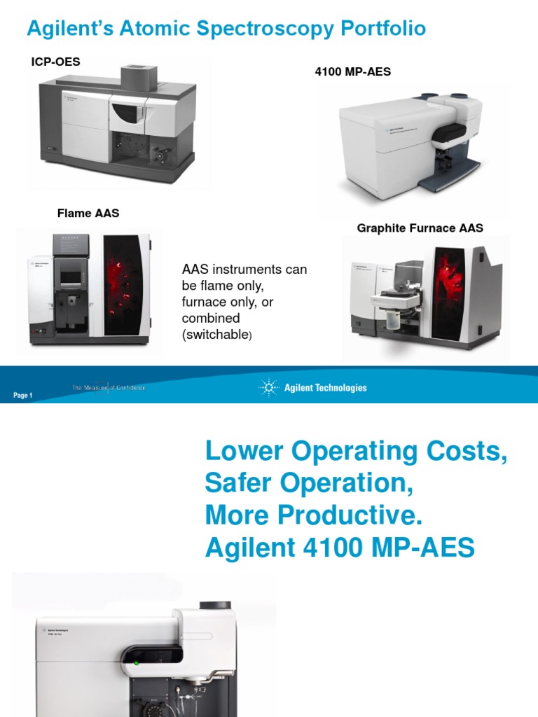 Agilent 4100 MP-AES Overview | PDF | Atomic Absorption Spectroscopy ...