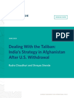 India’s Strategy in Afghanistan After US withdrawal