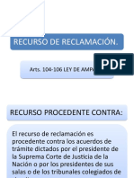 8.3. Reclamación