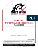 Indice Confianza en Instituciones