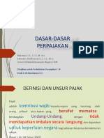 Dasar-Dasar Perpajakan