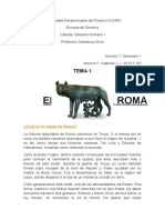 Tema 1 y 2 de Derecho Romano 1