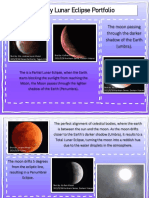 My Lunar Eclipse Portfolio: The Moon Passing Through The Darker Shadow of The Earth (Umbra)