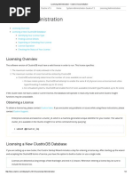 Licensing Administration - Clustrix Documentation