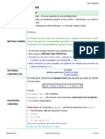 Resumo - Sistemas Lineares