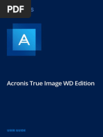 Acronis True Image WD Edition: User Guide