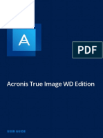 Acronis True Image WD Edition: User Guide