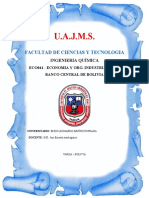 U.A.J.M.S.: Facultad de Ciencias Y Tecnologia