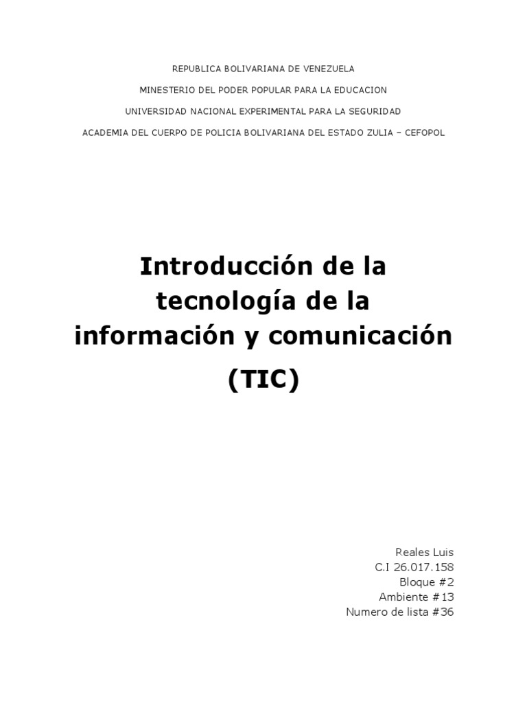 Impacto de TIC y Redes Sociales en Venezuela | PDF | Información ...